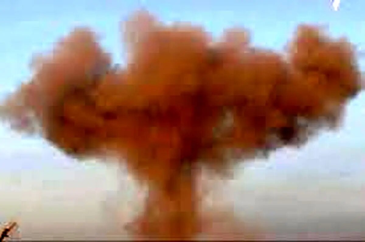 صدای مهیب شنیده شده ناشی از انهدام مهمات تاریخ مصرف گذشته است