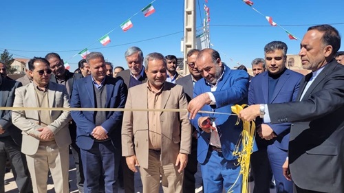 افتتاح محوطه سازی یخدان‌های دوقلو