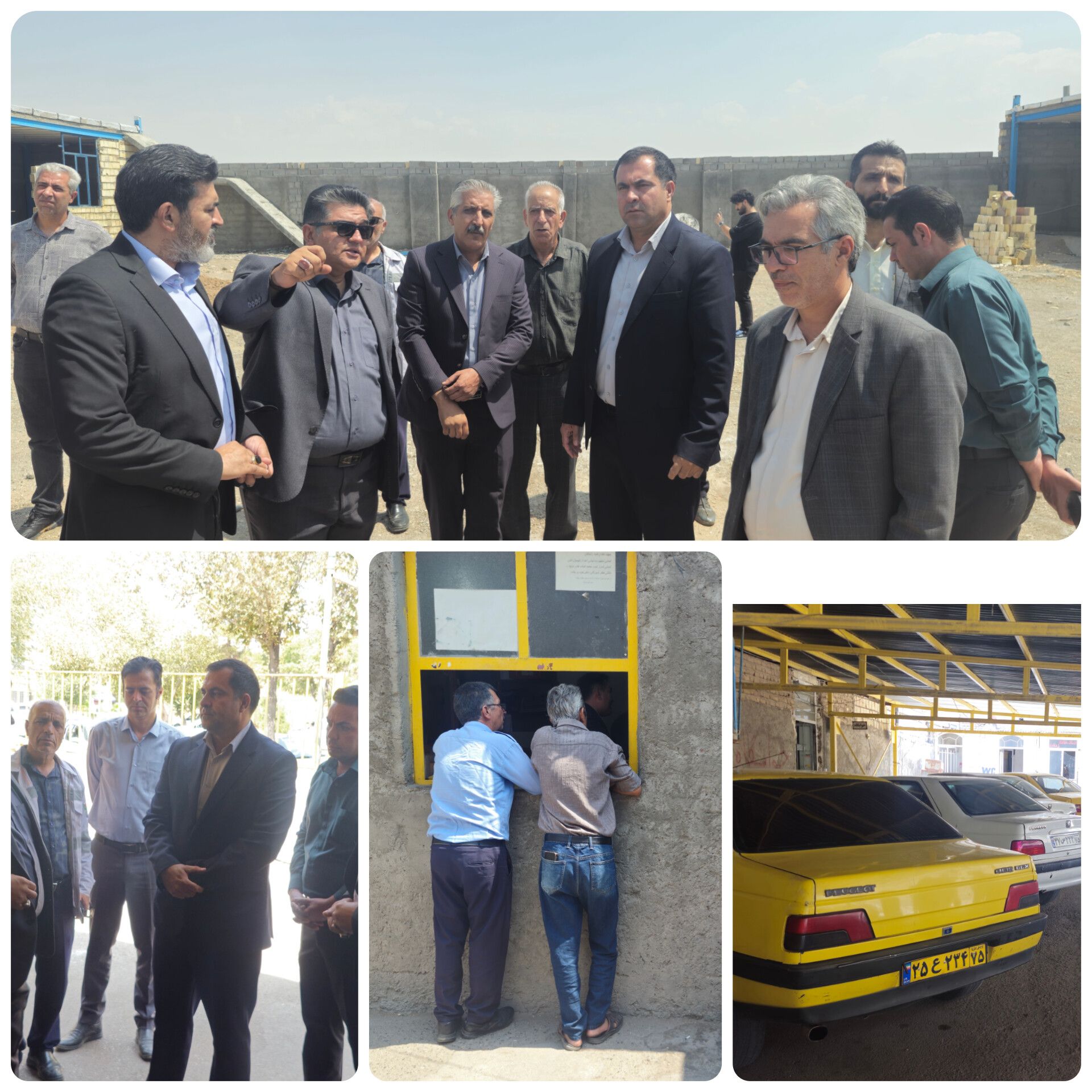 بازدید میدانی از محل احداث پایانه جدید مسافربری سیرجان