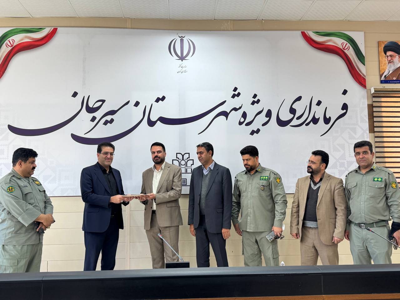 آیین تودیع و معارفه سرپرست اداره محیط‌زیست شهرستان سیرجان